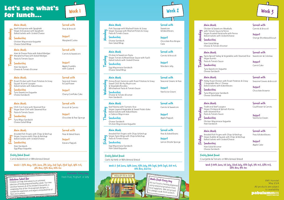 School Dinners Hamstel Junior Schoo School dinners hamstel junior schoo
